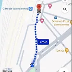 Appartamento Des Artistes, 3 Min à Pied Gare Et Centre Valenciennes
