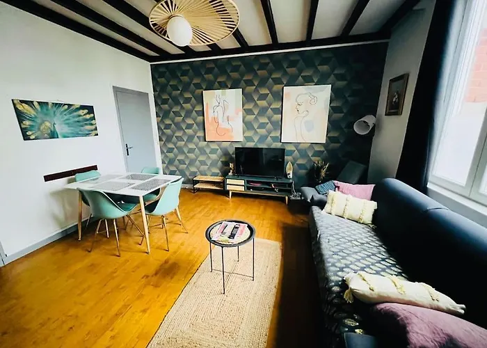 Appartement Des Artistes, 3 Min à Pied Gare Et Centre